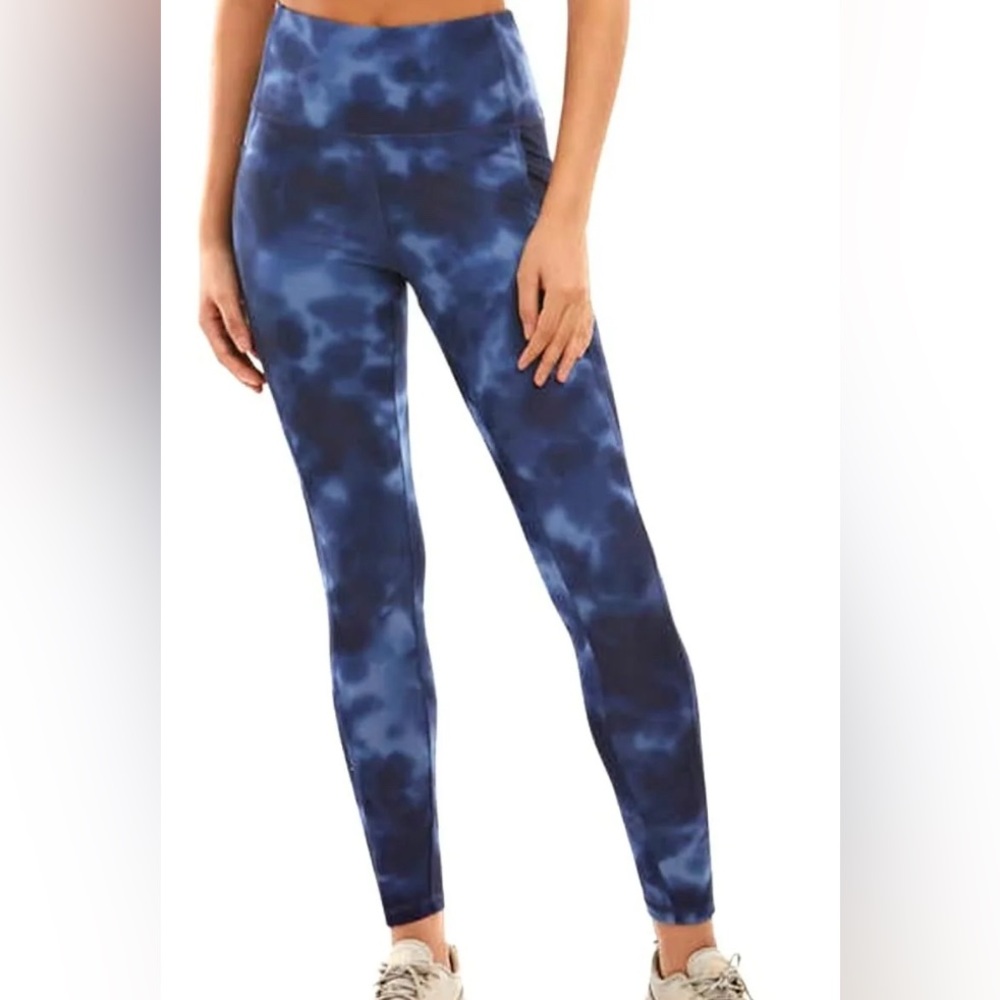 Danskin Leggings Blue Tie-Dye Women’s Medium